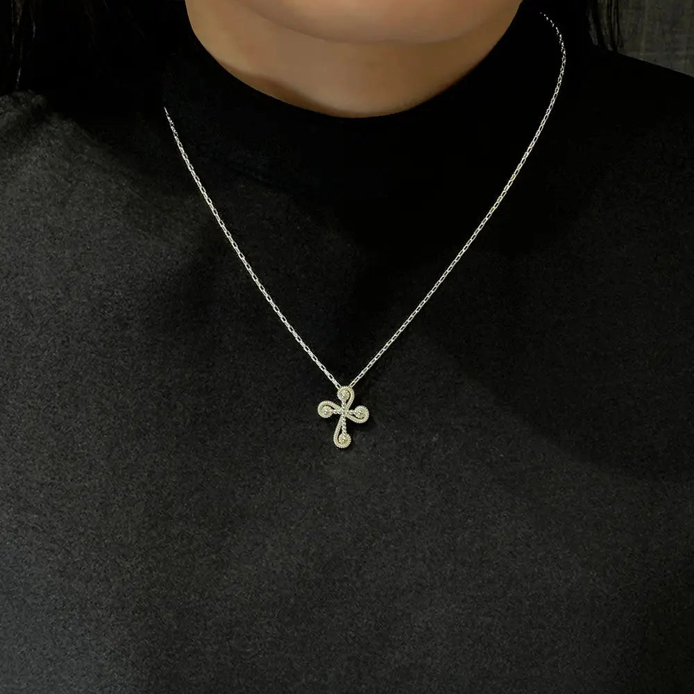 CROCI GIUBILEO 2025 Sterling Silver Necklace (G19) - LeCaine Gems