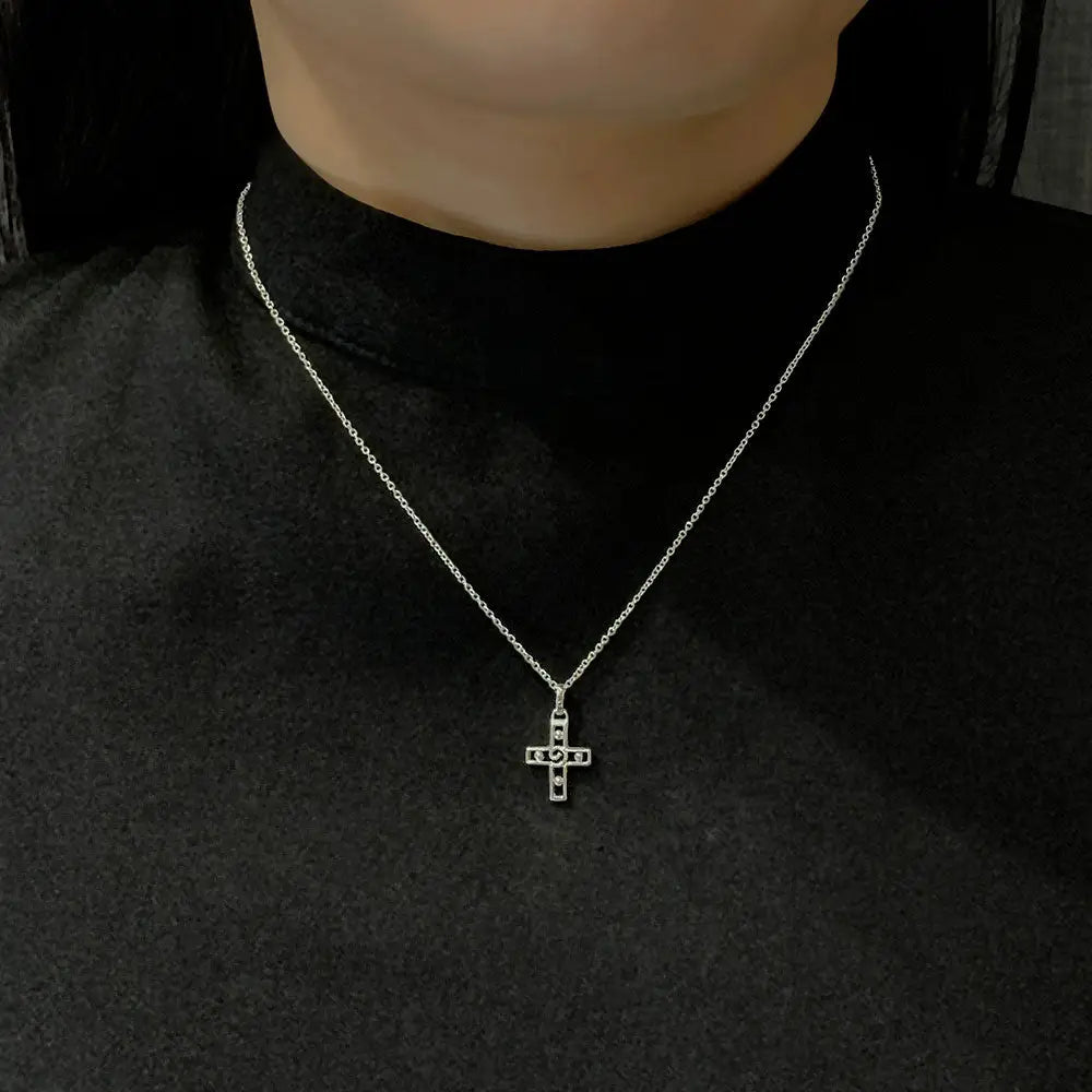 CROCI GIUBILEO 2025 Sterling Silver Necklace (G4)  - LeCaine Gems