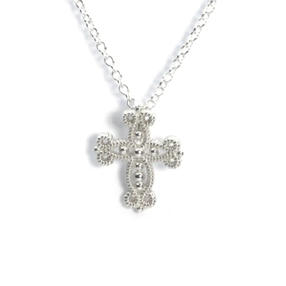 CROCI GIUBILEO 2025 Sterling Silver Cross Necklace (G7) - LeCaine Gems