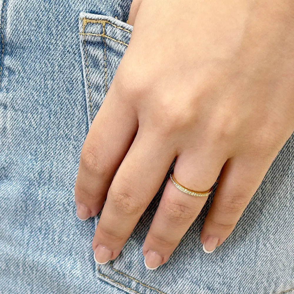 Eloise Ring in 14K Gold - LeCaine Gems