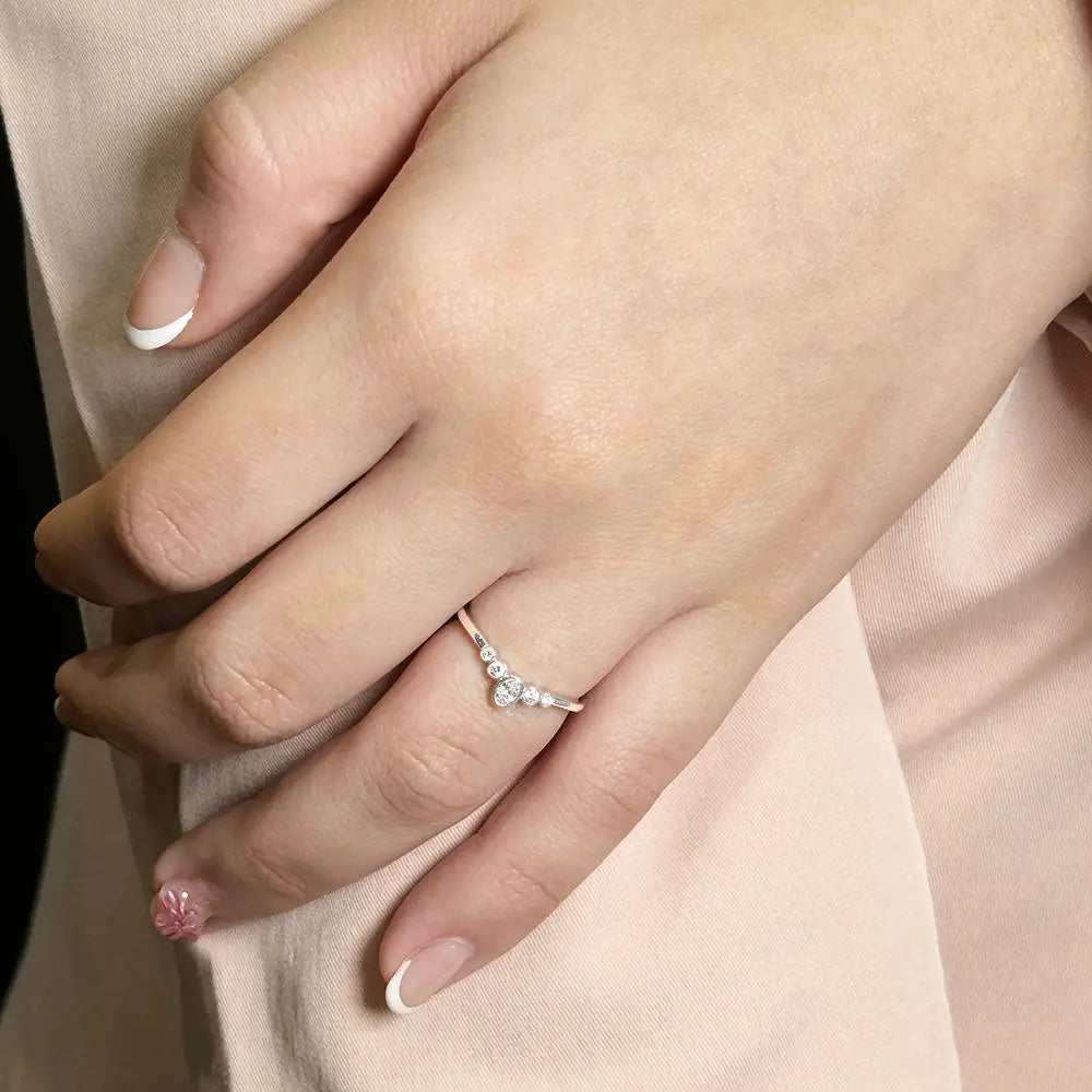 Sofia Ring in 14K Gold - LeCaine Gems