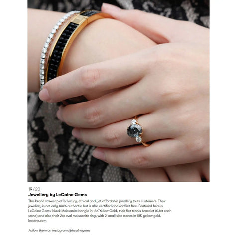 Vogue Magazine UK LeCaine Gems Moissanite Singapore