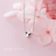 Modian Romantic Hearts Pendant Necklace for Women Genuine 925 Sterling Silver Link Chain Necklace Fashion Jewelry 2020 New