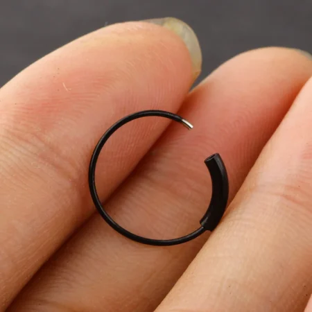 Fashion Surgical Steel Nose Hoop Nose Ring Stud Punk Style Body Piercing Jewelry Nose Lip Cartilage Tragus Helix Ear Piercing