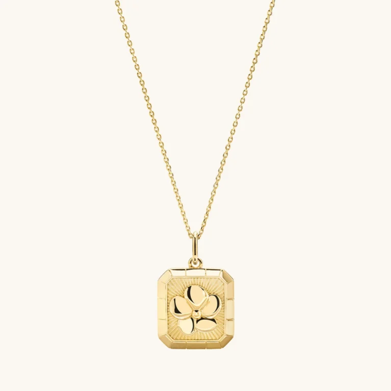 DPLAOPA 925 Sterling Silver Square Flower Original Design Necklace 2024 Women Luxury Fashion Fine Wedding Birthday Gift Jewelry