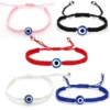 1Pc Simple Turkish Evil Eye Ojo Bracelets for Men Women Eyes Mexican Rope Woven Bracelets Jewelry Trendy Accessories Gift 2024