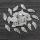 30pcs 14x6mm No Fade Charms 316 Stainless Steel Wings Bracelet Necklace Pendant Charms DIY Jewelry Making Findings
