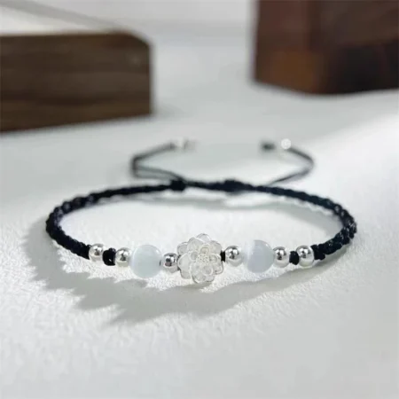 Minimalist Gold Color Butterfly Bangles&Bracelets for Women Korean Elegant Zircon Sakura Bracelet Student Friendship Jewelry