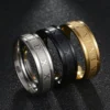 Seakissky Classic Fashion Stainless Steel Roman Digital Men Women Ring Cool Punk High Quality Waterproof Jewelry for Party Gifts