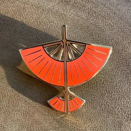 Red Glider Enamel Pin | Avatar the Last Airbender Lapel Collection Aang's ATLA Leo Lotus Art