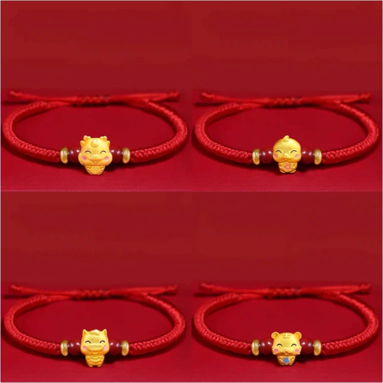 12 Constellation Zodiac Sign Charm Braided Bracelets Men Women Classics Red Rope Bracelet & Bangle Birthday Gift Party Jewelry